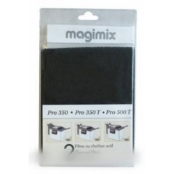 filtre charbon x2 blister pour friteuse magimix