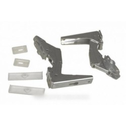 charnieres x2 (inferieur & superieur) pour refrigerateur whirlpool
