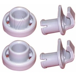 jeu de roulettes panier superieur pour lave vaisselle bosch b/s/h