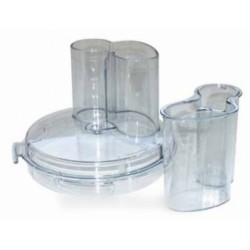 kit couvercle bol + poussoir pour robot multifonctions moulinex