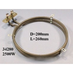 resistance de four circulaire 2700w pour four rosieres