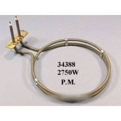 resistance de four circulaire 2750 w pour four scholtes