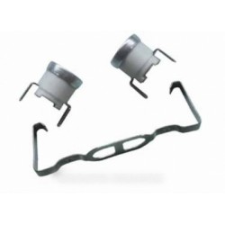 kit 2 klixons + support de montage pour sl pour seche linge whirlpool