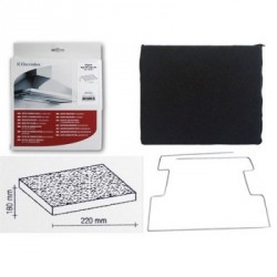 typ20 filtre charbon type20 long life 220x180mm pour hotte electrolux