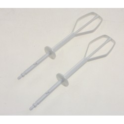 fouet (x2) plastique a emulsionne pour fouet electrique seb