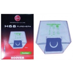 h68 sacs x4 pour aspirateur candy- hoover