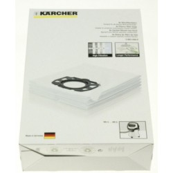 sachet filtre ouate x4 pour aspirateur karcher