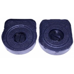 filtres charbon lot de 2 pour hotte electrolux