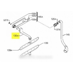 bras superieur pour lave vaisselle arthur martin electrolux faure