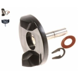 axe entraineur + rondelles et circlip pour machine a pain kenwood