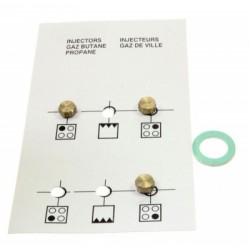 jeu injecteur butane pour cuisiniere beko