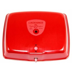 capot rouge pour gaufrier super 2 gaufres lagrange