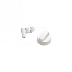 manette universelle blanche pour four avec adapateurs