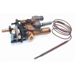 robinet thermostatique gaz a soupape 1 voie pour cuisiniere indesit