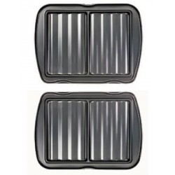 jeu de plaques croque-monsieur (premium/fest'y) pour gauffrier lagrange