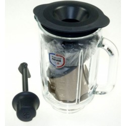 bol blender en verre 1.6l pour robot multifonctions kenwood