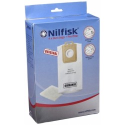 sacs (x4) originaux pour aspirateur nilfisk