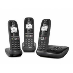pack trio as470a noir avec repondeur integre gigaset 