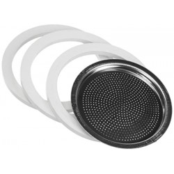 bialetti 0800403???filtro per caffettiera italiana???acciaio inox bianco (pour venus