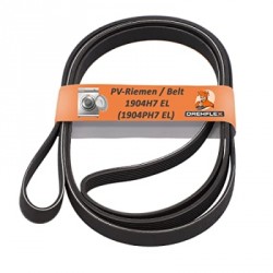 drehflex - 1904h7el courroie/courroie plate/courroie trap?zo?dale pour diff?rents s?che-linge sans dispositif de tension
