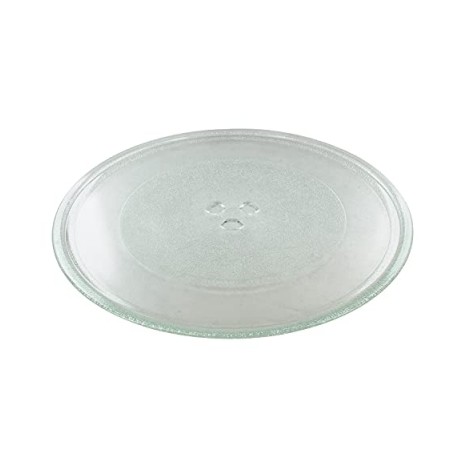 europart plateau tournant universel en verre pour micro-ondes 320?mm 3?fixations