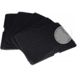 kit de 5 filtres ?ponge fin pour ?vaporateur s?che-linge (original beko) 2964840100. dimensions 150 x 240 mm.