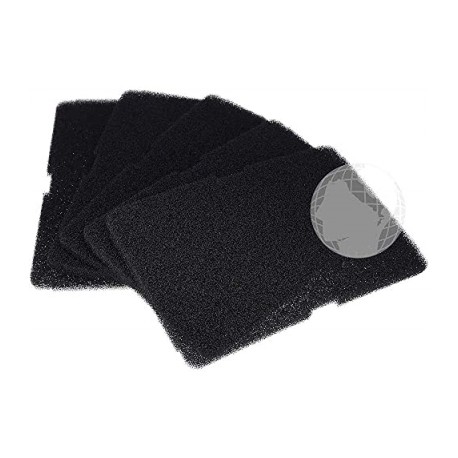 kit de 5 filtres ?ponge fin pour ?vaporateur s?che-linge (original beko) 2964840100. dimensions 150 x 240 mm.