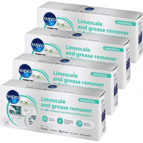 LOT DE 4 DETARTRANTS WPRO 3 EN 1 UNIVERSEL