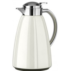 Emsa 516526 Quick Tip Campo Pichet Isotherme Acrylique Blanc 1,0 L 15 x 15 x 25,5 cm