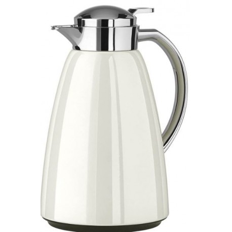 Emsa 516526 Quick Tip Campo Pichet Isotherme Acrylique Blanc 1,0 L 15 x 15 x 25,5 cm