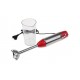 Mixeur plongeur Rouge, puissance 600W, vitesse multiple, pied mixeur inox, avec bol mesureur - PHB6002R
