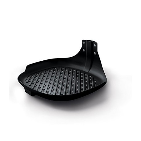 philips plaque de cuisson sp?ciale barbecue/grill pour airfryer noire