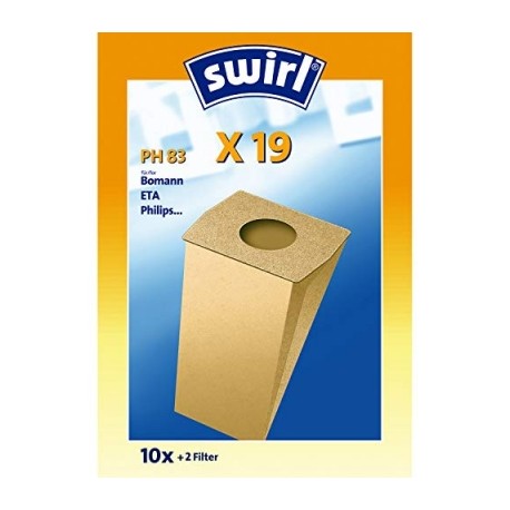 swirl 2027304 sac pour aspirateur x19/ph83