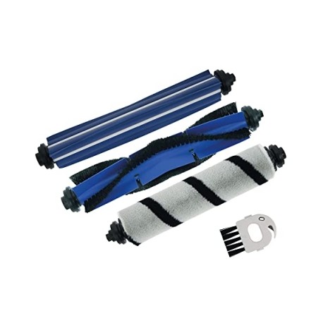 rowenta zr791000 x-plorer s?rie 95 kit de brosses | compatible avec les aspirateurs robots s95 | 1 brosse turbo animal | 1 bross