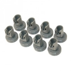 v?ritable electrolux lave-vaisselle roues gris panier sup?rieur???paquet de 8?50286967000