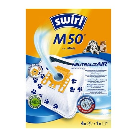swirl 2027258 sac pour aspirateur m50 neutralize air