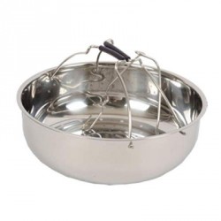 moulinex ss-208054 panier vapeur pour cuiseur cookeo + 6l (remplace ss-993397)