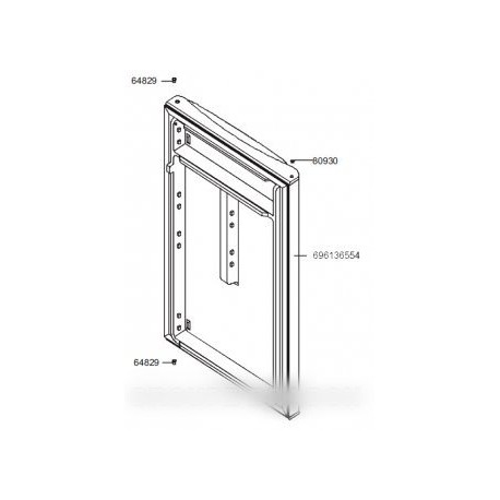 porte refrigerateur + joint magnetique